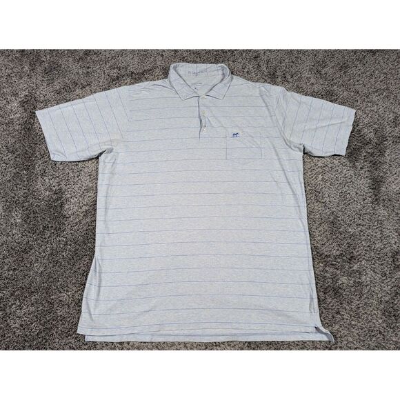 B Draddy Shirt Mens XL Gray Golf Polo Horse Donkey Embroidered Golf Club - Picture 2 of 8